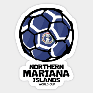 Northern Mariana Islands Football Country Flag Sticker